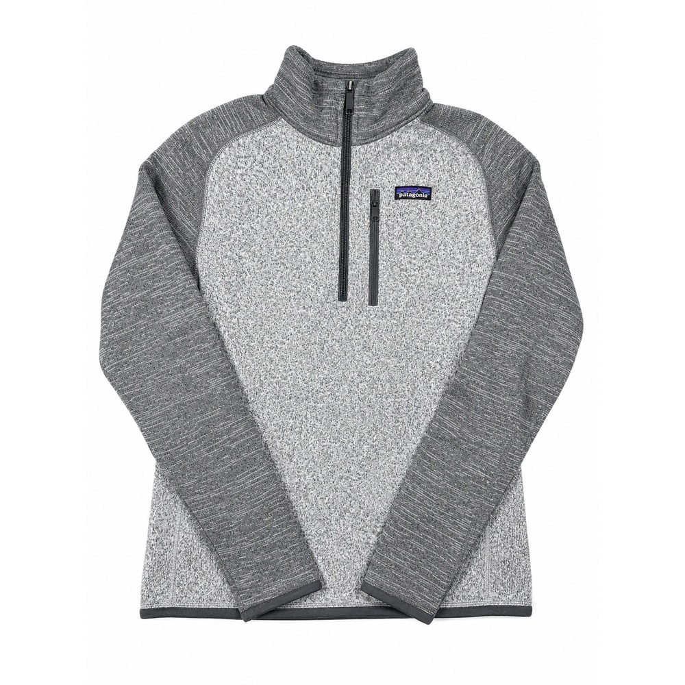 Patagonia Better Sweater 1/4 Zip Fleece Pullover Mens Small Gray Knit 25522FA18 - Picture 4 of 9